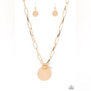 Tag Out - Gold Necklace